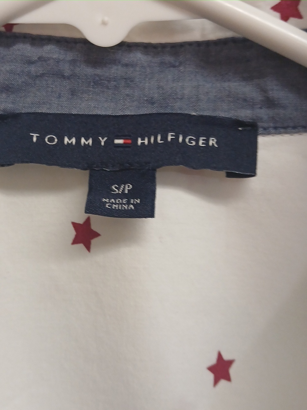Tommy Hilfiger Nautical Anchor Star Button Up Shirt SP Women's NWOT - Picture 5 of 16